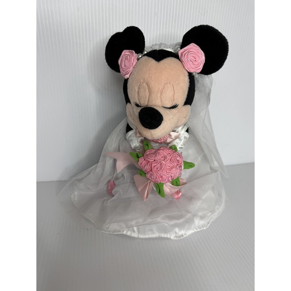 Disney Resort Exclusive Minnie Mouse Wedding Plush Toy Music Box